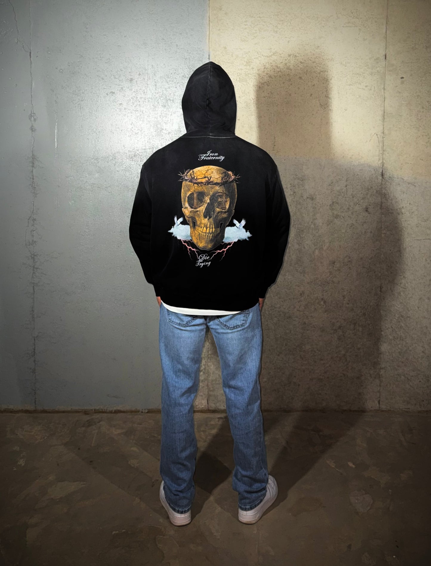 Die Trying Premium Oversized Hoodie